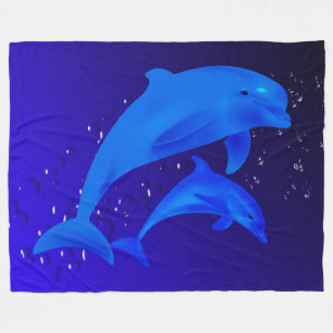 Dolphin Fleece Blanket