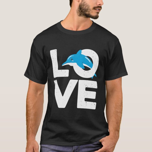 Dolphin For Dolphin T-Shirt (Front)