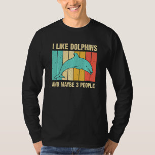 Dolphin For Men Women Dolphin Beluga Fish T-Shirt
