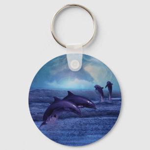 Dolphin fun and play keychain