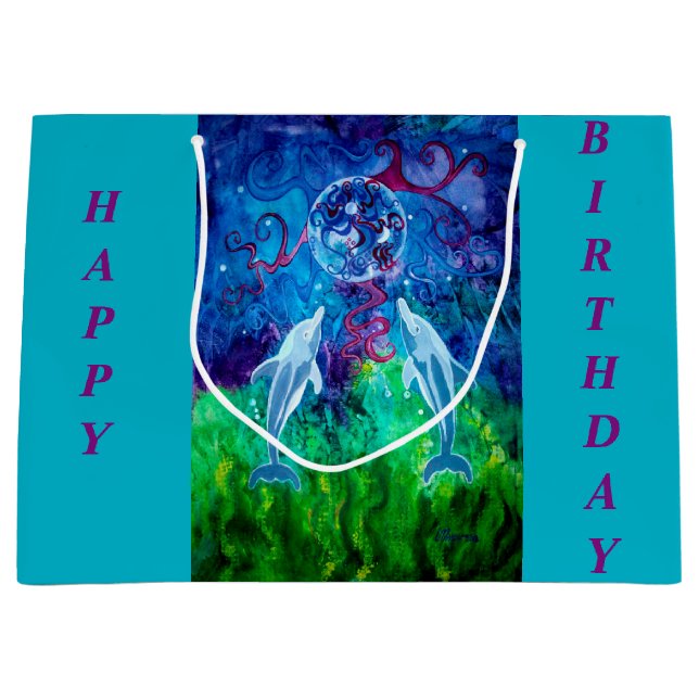 Dolphin Gaze Gift Bag (Front)