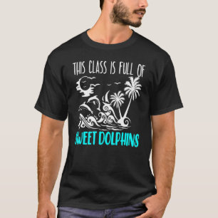 Dolphin Girl Aquatic Mammal Whales T-Shirt