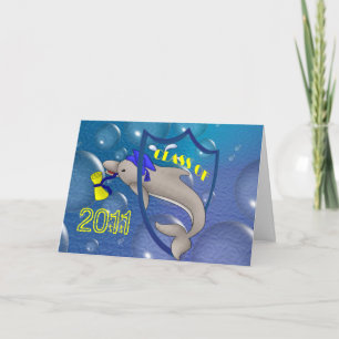 Dolphin Grad Card