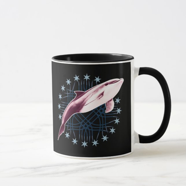 Dolphin Graphic Design Mug (Right)