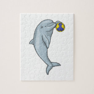 Dolphin Handball player Handball Jigsaw Puzzle