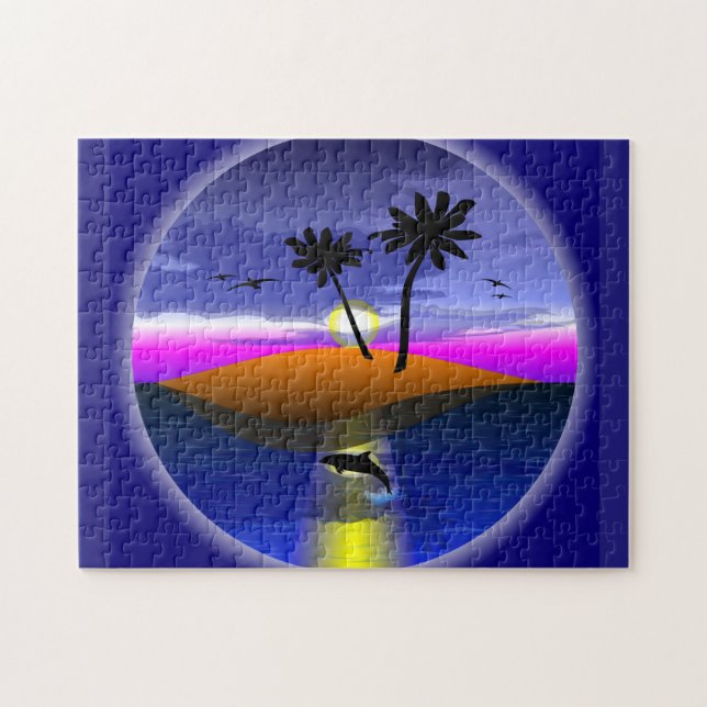 Dolphin Island puzzle (Horizontal)