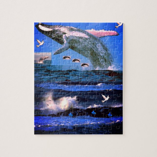 Dolphin Jigsaw Puzzle (Vertical)