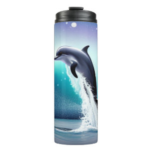 Dolphin Jumping In the Ocean Thermal Tumbler