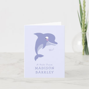 Dolphin Kid's Cute Stationary Cards