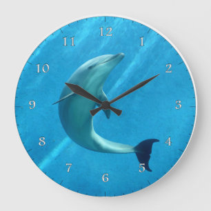Dolphin Large Clock