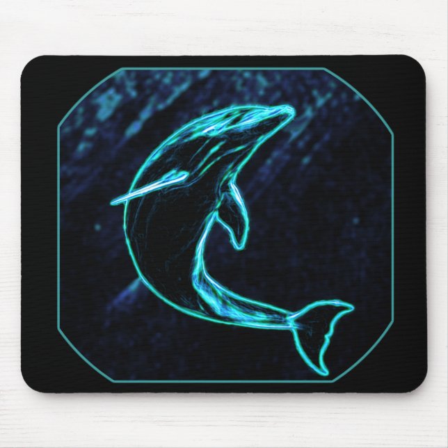 Dolphin (Light Dolphin) Mouse Pad (Front)