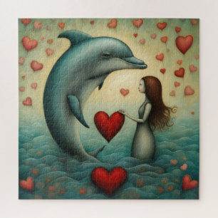 Dolphin Love 1 Jigsaw Puzzle