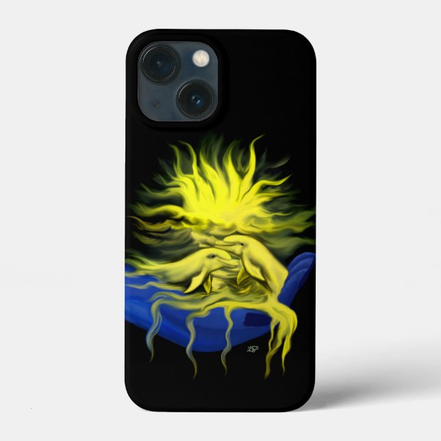 Dolphin Love Case-Mate iPhone Case (Back)