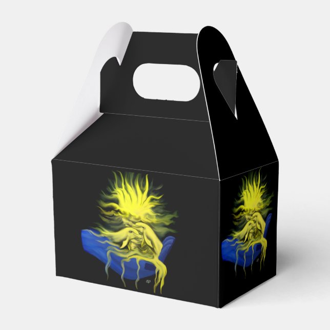 Dolphin Love Favor Box (Front Side)