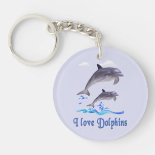 Dolphin Love Keychain