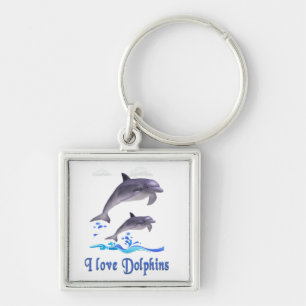 Dolphin Love Keychain