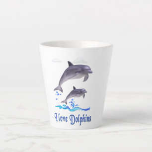 Dolphin Love Latte Mug