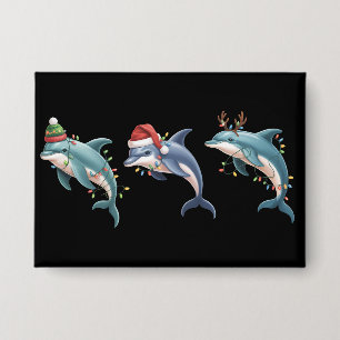Dolphin Lover Christmas Santa Hat Xmas