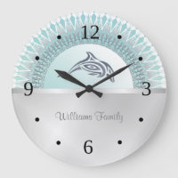 Dolphin Mandala Silver Coastal Family Name