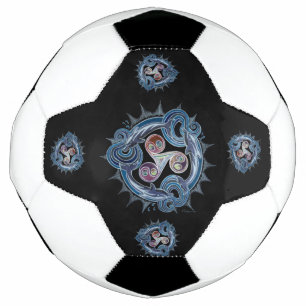 Dolphin Mandala Soccer Ball