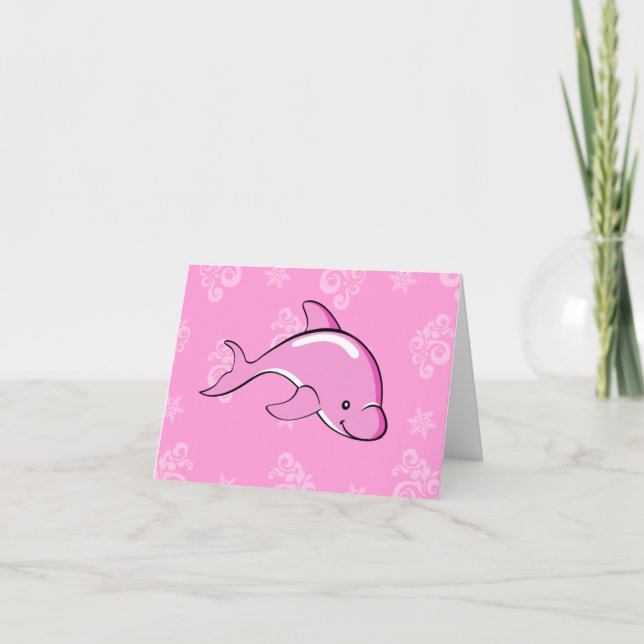 Dolphin Note Card (Front)