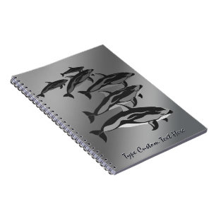 Dolphin Notebook Personalized Dolphin Art Journal