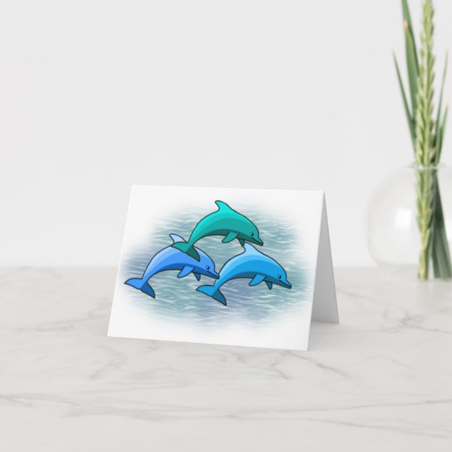 Dolphin notecards (Front)