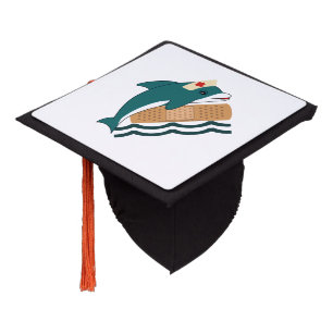 Dolphin Nurse Graduation Cap Topper