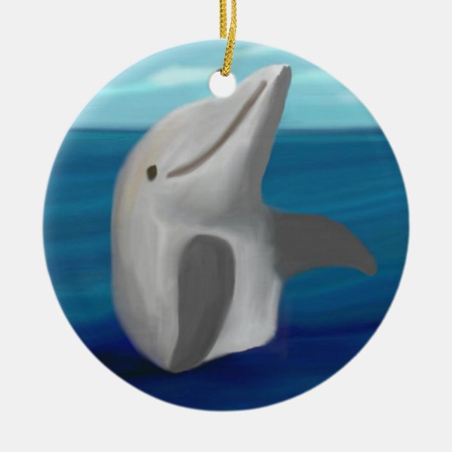 Dolphin Ocean Ornaments (Front)