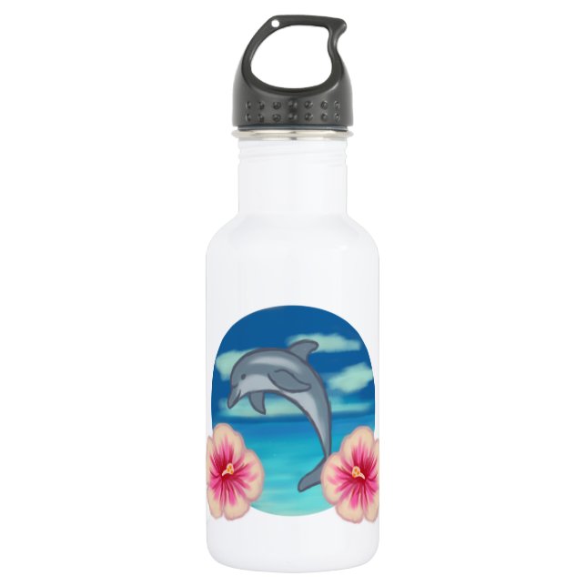 Dolphin Paradise 532 Ml Water Bottle (Front)