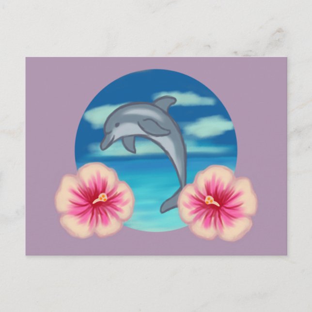 Dolphin Paradise Postcard (Front)