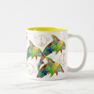 Dolphin Peace Sunday Mug