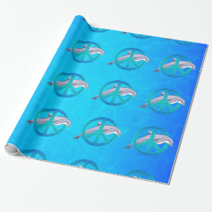 Dolphin Peace Wrapping Paper