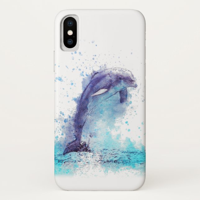 Dolphin Phone Case (Back)