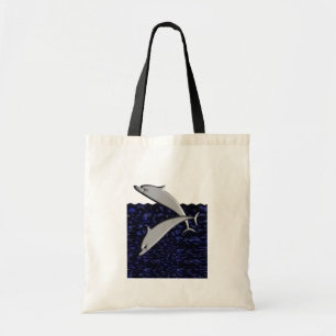 Dolphin Play Tote Bag