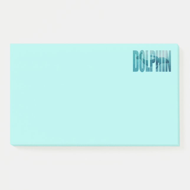 dolphin  post-it notes (Front)