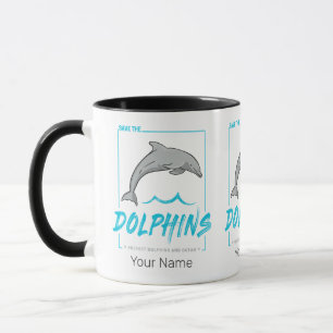 Dolphin Protect The Porpoise And Ocean Vintage Mug