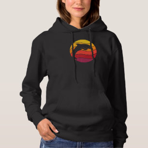 Dolphin Retro Style Vintage Premium Hoodie