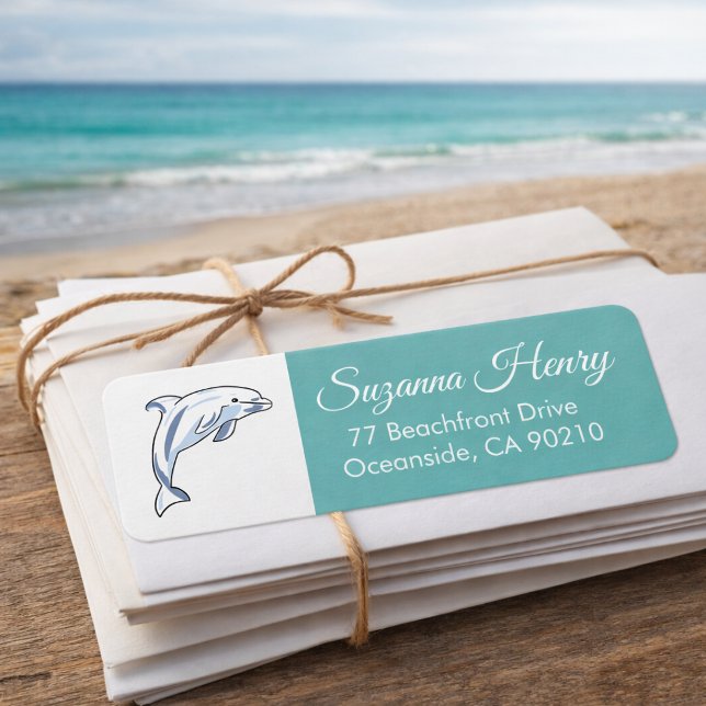 DOLPHIN Return address _elegant handwriting (Creator Uploaded)