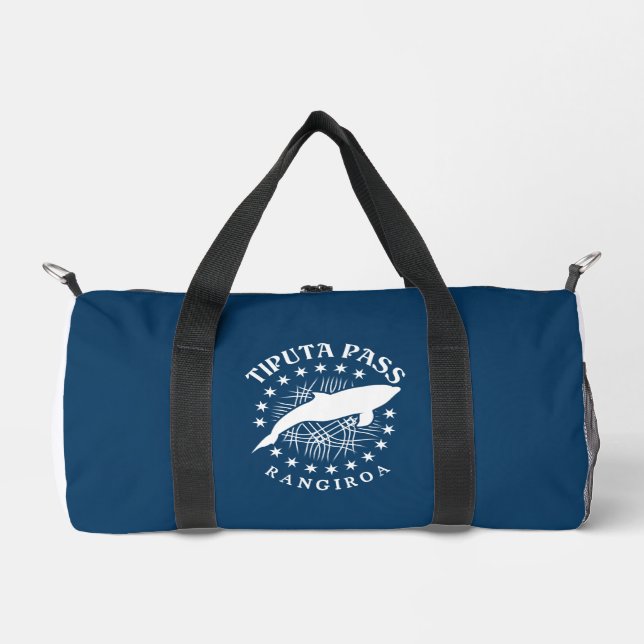 Dolphin Scuba Diving Rangiroa Lagoon - Tiputa Pass Duffle Bag (Front)