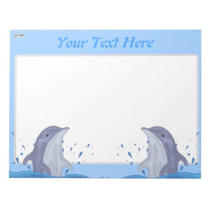 Dolphin Splash Notepad