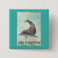 Dolphin Splashing Around Says Have A Great Day