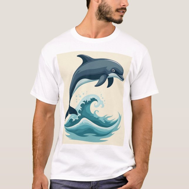 Dolphin T shirt design (Front)
