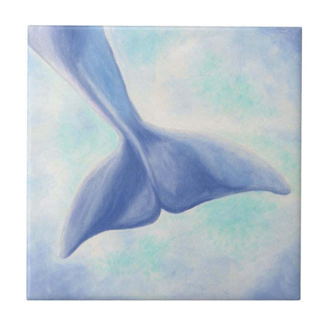 Dolphin Tail Square Tile (Front)
