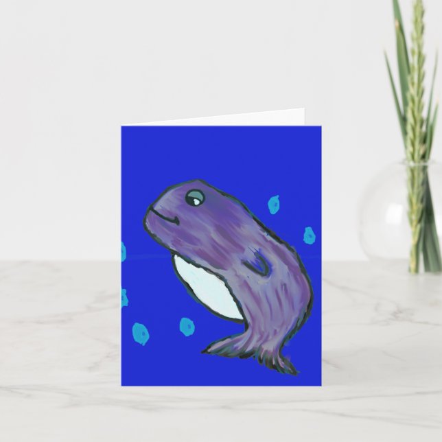 Dolphin  thank you card (Front)