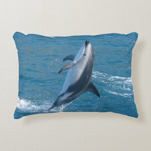 Dolphin Throw Pillow (Front)