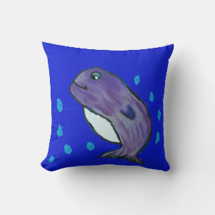 Dolphin throw pillow