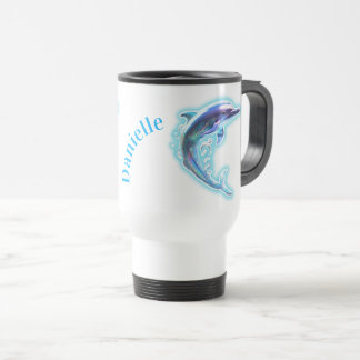 Dolphin travel mug
