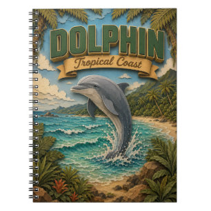Dolphin Tropical Coast POPCUT Notebook