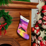 Dolphin Tropical Paradise Personalized Stocking<br><div class="desc">For those NOT dreaming of a white Christmas,  this stocking is a great reminder of beachy holidays. Personalize with ANY name.</div>